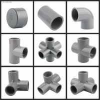 ✻☎ 1pc 20 25 32mm Grey PVC Pipe Connector Straight Elbow Tee Cross Joints Water Pipe Adapter 3 4 5 6 Ways Joints