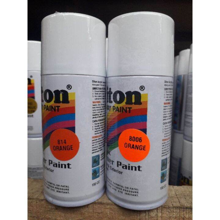 Cc Diton Spray Paint Pilok Pilox Cat Semprot Diton Orange Stabilo