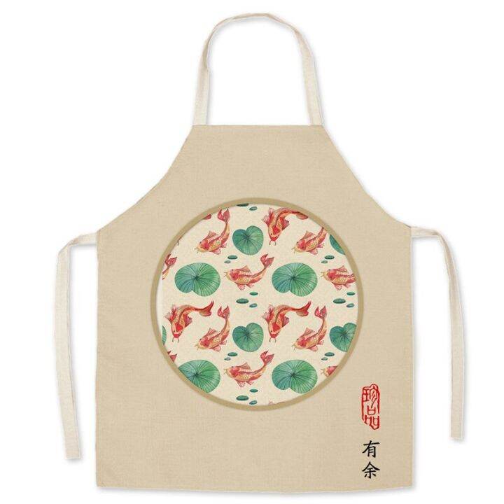 1-pcs-flower-pattern-women-lady-apron-for-home-kitchen-restaurant-chinese-style-cooking-bib-aprons-catering-anti-fouling