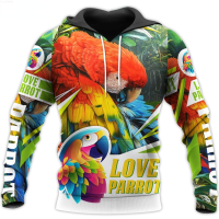 2023 NEW STYLE-2023 new style Fashion Animal Macaw Hoodie 3D Print Parrot Hooded Sweatshirt Long Sleeve Men Women Streetwear Coat Pullover(FREE CUSTOM NAME LOGO){trading up}