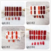 [2020 ใหม่] พร้อมส่ง สติ๊กเกอร์ติดเล็บ เล็บน่ารักราคาถูกที่สุด nailsstickers สติกเกอร์ติดเล็บลอกลายน้ำ