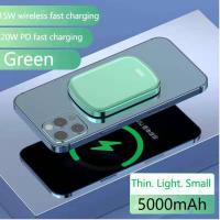 10000mAh Magnetic Portable iPhone 13 Xiaomi Samsung 15W Mobile Phone Wireless Charger