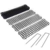 13X49cm Garden Prickle Strip Dig Stop Cat Repellent Deterrent Mat Spike Portable Anti-Cat Dog Outdoor Garden Supplies