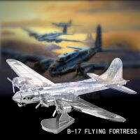 3D METAL MODEL B17 bomber B-17 FLYING FORTRESS โมเดลประกอบโลหะสแตนเลส 3D สามมิติ