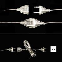 New 5M Extender Wire for EUUS Plug of LED Curtain String Light Christmas Lights Garden Home Wedding Party Decoration