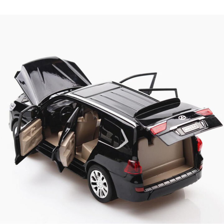 xlg-boxed-m923w-new-1-24-alloy-off-road-vehicle-six-door-lingzhi-lx570-metal-car-cool-road-selection