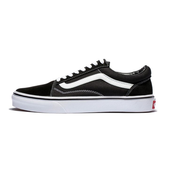 ของแท้-vans-old-skool-รองเท้าบอร์ด-ผู้ชายและผู้หญิงรองเท้าผ้าใบแบบสบาย-ๆ