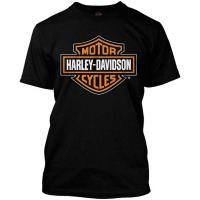 เสื้อยืดโอเวอร์ไซส์ขายเสื้อยืดแขนสั้น พิมพ์ลาย Harley Davidson สีดํา สําหรับผู้ชาย 30290591 (2xlt) Harley-davidson LFm1（S-5XL） S-5XL