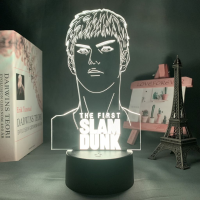 Slum Dunk 3D Night Light Agi Miyryota Hisashi Mitsui อะคริลิค Stand Light Room ตกแต่งข้างเตียงเครื่องประดับคอลเลกชันของขวัญเพื่อน