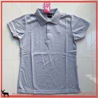 Polo women เสื้อโปโลผู้หญิง สีเทาอ่อน เป็นทรงเข้ารูป ลูกค้า 99% ได้รับของแล้วสั่งซื้อซ้ำอีก มีบริการเก็บเงินปลายทาง ผ้าดี เนื้อนิ่ม