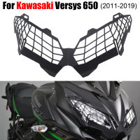 ฝาครอบไฟหน้าไฟหน้าแต่งมอเตอร์ไซค์ฝาครอบป้องกันการตกสำหรับ KAWASAKI VERSYS 650 11-19 /Versys 1000 15-19