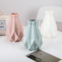 Modern Flower Vase Plastic Pot For Living Room Decoration Dried Arrangement Household Decor Home Accessories горшок для цветов