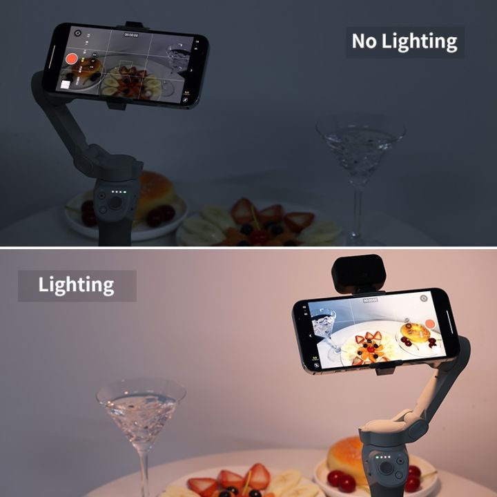 โคมไฟเติม-led-สำหรับ-dji-omso-mobile-6-5-se-zhiyun-feiyu-ขากล้องมือถือ-vl-40แบบชาร์จไฟได้สำหรับถ่ายภาพวิดีโอไฟขนาดเล็ก