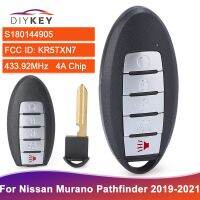 S180144905รีโมทรถยนต์ Diykey สำหรับนิสสันพาธไฟเดอร์ Murano 2019 2020 2021 433.92Mhz Fcc Id: Kr5txn7ศิลปะที่ห้อยกุญแจ5บน