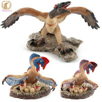 Jurassic Dinosaur Action Figures Simulation Archeopteryx Oviraptor Model Ornaments For Children Toys Collection
