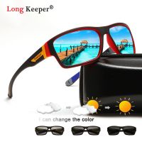 Mens Photochromic Polarized Sunglasses Male Driving Shades Goggles Sun Glasses Vintage Travel Fishing Change Color Sun Glasses