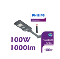 Philips Solar Cell โคมไฟถนน ฟิลิปส์ โซล่าเซลล์ Streetlight รุ่u BRC010 100w 1000Lm(ลูเมน)