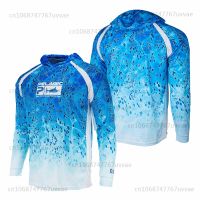 【YF】 Pelagic Wear Fishing Apparel Summer Jersey Men Long Sleeve T Shirts Clothing Sun Uv Protection Breathable Hooded