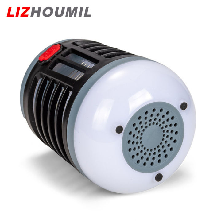 lizhoumil-กำจัดยุงไฟฟ้าช็อตพกพาพร้อมโคมไฟไฟดักยุงชาร์จได้-usb-เสียงบลูทูธ