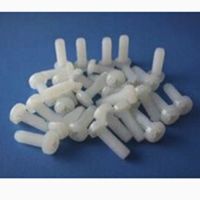 20pcs M4 Nylon Screws Round Cross Plastic Screw Bolt Model Accessories