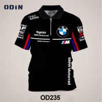 เสื้อbmw OD235 ODIN BMW Zippered Polo Shirt เสื้อคอปก มีซิป