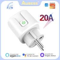 【NEW Popular89】20A EUPlug Tuyremote PowerWithMonitoring ฟังก์ชั่นการควบคุมด้วยเสียงสำหรับ Alexa Yandex AliceHome