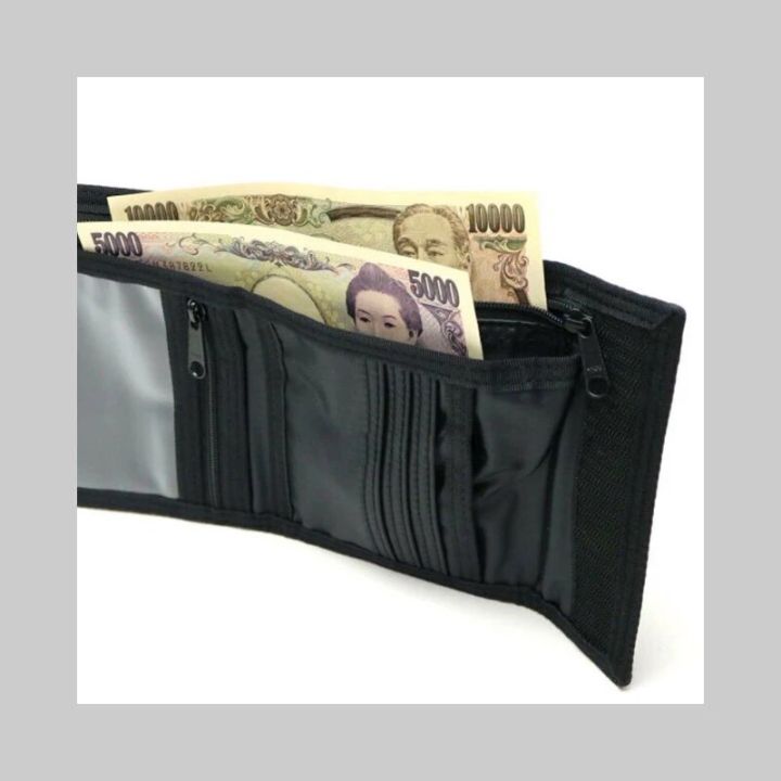 2020-thickened-oxford-trifold-men-s-wallet-adhesives-tape