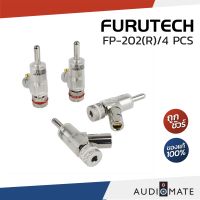 FURUTECH FP-202 (R) / หัว บานาน่า / Furutech FP-202 Rodium High Performance Audio Banana Connectors - Pack of 4 / รับประกันคุณภาพโดย บริษัท Clef Audio / AUDIOMATE