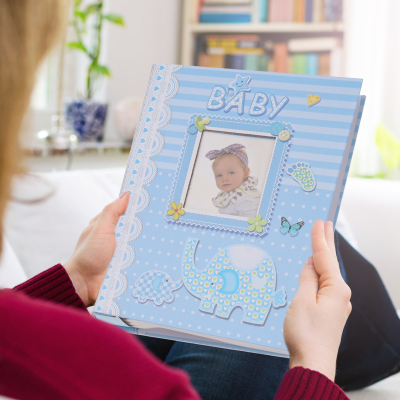 6นิ้ว Kids Photo Album Memory Book รูปภาพ DIY Baby Storage Interstitial Child