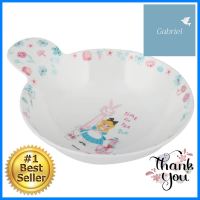 ชามเมลามีนมีที่จับ 4.5" SUPERWARE ALICE BABY GIRLMELAMINE BOWL 4.5" SUPERWARE ALICE BABY GIRL **คุณภาพดี**