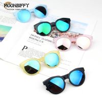 Kids Sunglasses Colorful Reflective Mirror Hot Sale Boys Girls Children Classic Retro Cute Sun Glasses Round Eyewear UV400 Cycling Sunglasses