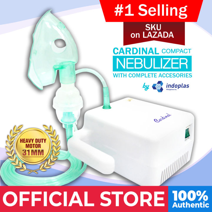 Indoplas Cardinal Compact Nebulizer (w/ complete accessories) | Lazada PH