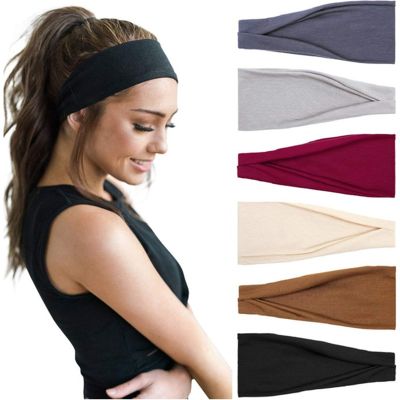 【CW】 Headband Twist Cotton Wide Turban Headwrap Hairband Fashion Hair Accessories wholesale