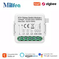 【YD】 Tuya Zigbee 3.0 Module No Wire Required 2 Way Works with