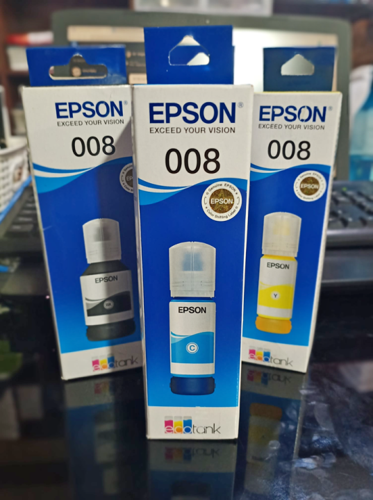 Epson 008 Ink Black Premium Brand New Epson Pigment Ink Bottle 127ml