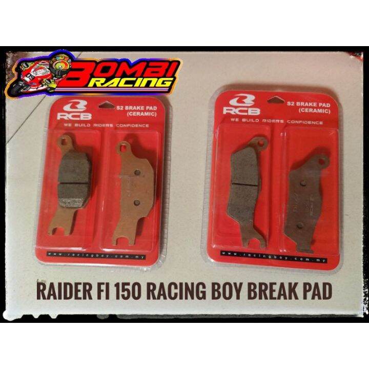 raider 150 fi rcb break pad (ceramic) | Lazada PH