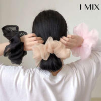 I MIX VV01 ยางรัดผมโดนัท คละสี โดนัทรัดผมผ้าแก้ว (สีพาสเทล) พร้อมส่ง โดนัทแม่ชม &amp;lt;ไม่สามารถระบุสีเเละลายได้&amp;gt;