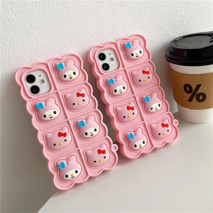 Pop It My Melody Hello Kitty Phone Case For Iphone 6 6s 7 8 Se