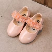 ∏☄ Kids Party Ballerina Shoes Girls Summer Soft Anti Slip Sneakers Soled Flower Solid Casual Leather Shoes Sneakers Princess Shoes