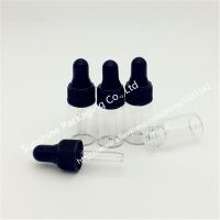 【YF】✤♝  Hot 50PCS 3ml Glass Dropper Bottle Jars Vials With Pipette Perfume Bottles