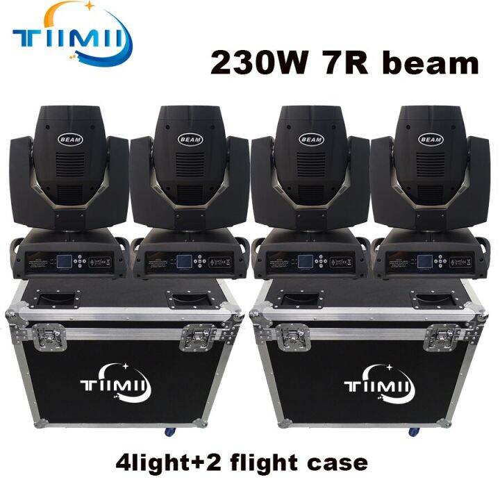 Qaa Lyre Beam 230W 7R หลอดไฟหน้าเคลื่อนที่ด้วย2In1กล่องไฟเครื่องบิน7R