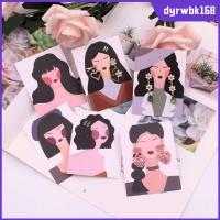 DYRWBK168 100PCS 6ซม. 8ซม. กระดาษคราฟท์ อุปกรณ์เสริมเสริม บอร์ดการ์ดแสดงผล รูปแบบความงามทาสี บัตรแพคเกจต่างหู ต่างหูสตั๊ดหู แท็กบรรจุเครื่องประดับ