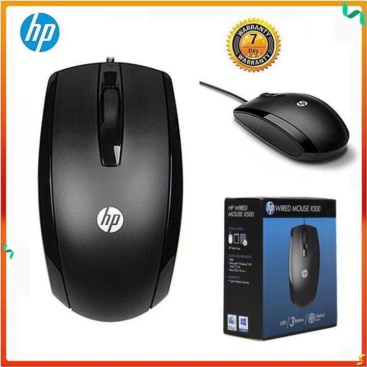 original-hp-x500-optical-wired-usb-mouse-computer-mice-for-pc-laptop