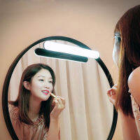 LED Mirror Front Light Rechargeable Stepless Dimming Bathroom Dressing Table Makeup Fill Lights Kitchen Cabinet Light Free Punch