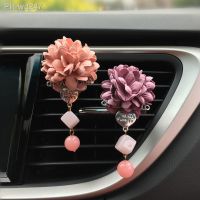 Air Freshener Car Aromatherapy Rose Flower Air Conditioner Air Outlet Perfume Clip Creative Flower Ornaments Auto Parts Jewelry