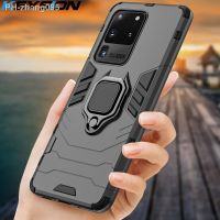 KEYSION Shockproof Armor Case for Samsung Galaxy S20 S20 Plus S20 Ultra Ring Holder Stand Phone Back Cover for Samsung S20 S20
