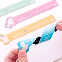 【CW】 1pcs Cartoon Soft Straight Ruler 15cm Bendable Magnetic Student Measuring Stationery School Supplies