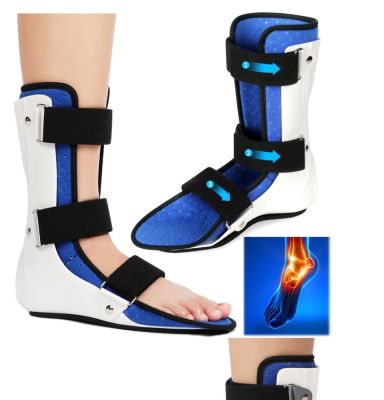 GREGORY-เฝือกอ่อนข้อเท้า เฝือกเท้า อุปกรณ์ ช่วย พยุงเท้า ป้องกันการกระแทก ลดอาการบาดเจ็บ ป้องกัน เฝือกอ่อน ข้อเท้า เฝือก(ข้างซ้าย/M 39-42)