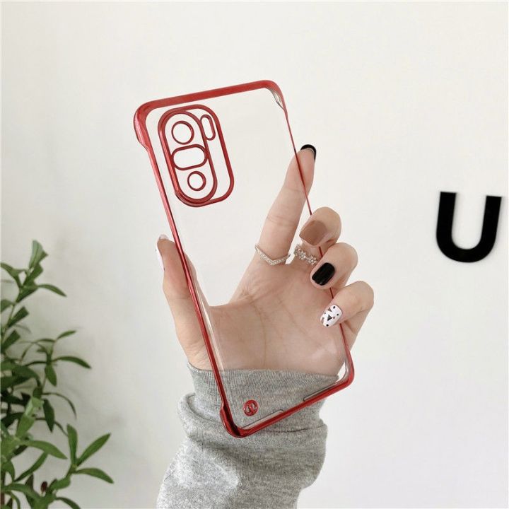 เคสสำหรับ-xiaomi-เคลือบบางพิเศษไร้กรอบ9t-poco-f3เรดมี่-k40-k20-pro-เคสใสมีกล้องป้องกันด้านหลังโทรศัพท์