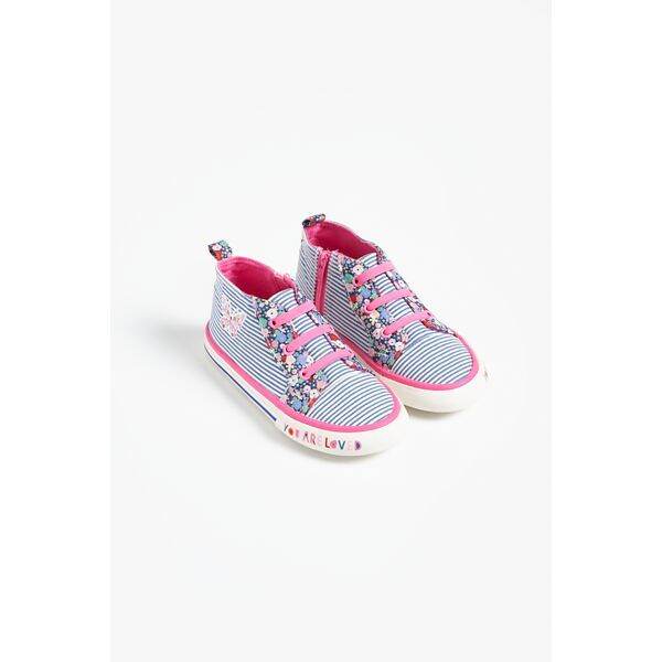 Mothercare First Walker Blue and White Trainers